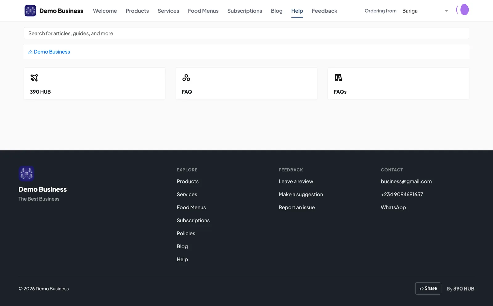 Knowledge base in 390 Work